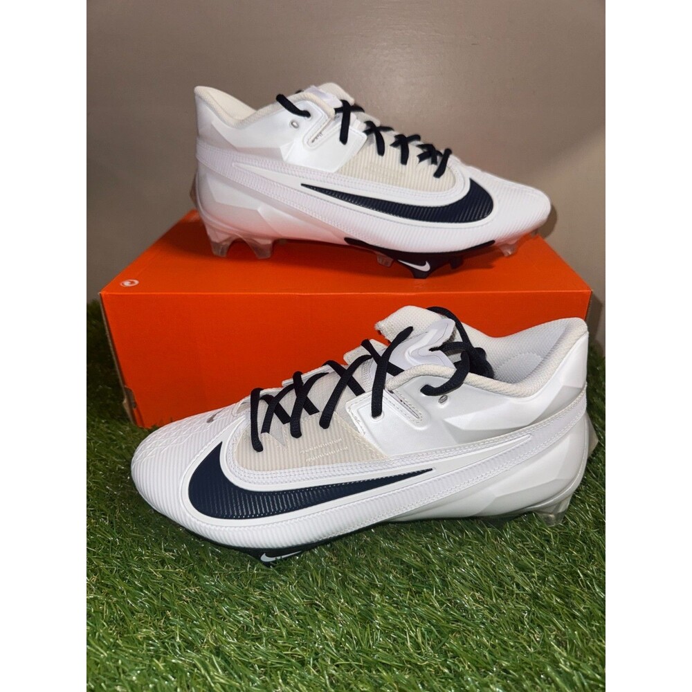 Size 11 Wide Nike Vapor Edge Elite 360 2 P White Navy Football Cleats FJ6125-103